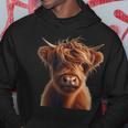Scottish Highland Muccaiso Highlander Boviniitello Felpa con cappuccio Regalos divertidos