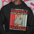 Sei Ein Capybara Wasserschwein South America Capybara Kapuzenpullover Lustige Geschenke