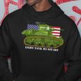 Serbatoio Leggero M3 Stuart Ww2 American Tanks Usa Bandiera Felpa con cappuccio Regalos divertidos