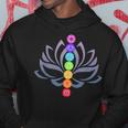 Sette Chakra Fiore Di Loto Yoga Meditazione Felpa con cappuccio Regalos divertidos