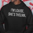 Sono Louise Lei È Thelma Bff Migliore Amicaintage Felpa con cappuccio Regalos divertidos