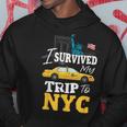 Sono Sopravvissuto A New York Il Mioiaggio A New York I Love Ny Regali Di New York Felpa con cappuccio Regalos divertidos