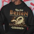 Star Sign Scorpion Nur Die Beste Geben Kapuzenpullover Lustige Geschenke