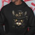 Steampunk Cat Kapuzenpullover Lustige Geschenke