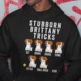 Stubborn Épagneul Breton Tricks Cane Felpa con cappuccio Regalos divertidos