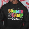 Summer Camp Happy Camper Vacation Matching Family Group Hoodie Personalized Gifts