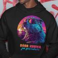 Synthwave Polish Beaver Meme Bober Kurwa Ja Pierdole Bobr Kapuzenpullover Lustige Geschenke