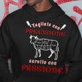 Tagliato Precisioneservito Passione Macellaio Carne Regalo Felpa con cappuccio Regalos divertidos