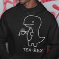 Tea Rex For Tea Drinkers And Dinosaur Lovers Kapuzenpullover Lustige Geschenke