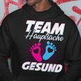 Team Hauptsache Gesund Gender Reveal Kapuzenpullover Lustige Geschenke