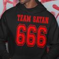 Team Satan 666 Felpa con cappuccio Regalos divertidos