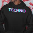 Techno Raver Edm Dj Disco Festival Felpa con cappuccio Regalos divertidos