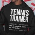 Tennis Trainer Tennis Trainer Kapuzenpullover Lustige Geschenke