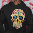 Teschio Di Zucchero Calavera Mexican Dia De Los Muertos Felpa con cappuccio Regalos divertidos