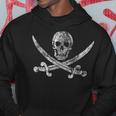Teschio Pirataintage Bandiera Jolly Roger Felpa con cappuccio Regalos divertidos
