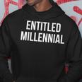 Titolato Millennial Political Felpa con cappuccio Regalos divertidos
