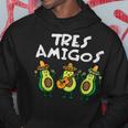 Tres Amigos Avocados Guac Cinco De Mayo Fiesta Mexicanegan Kapuzenpullover Lustige Geschenke