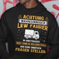 Truck Driver Achtung Insane Truck Driver Kapuzenpullover Lustige Geschenke