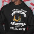 Tutti Gli Uomini Sono Uguali Magazziniere Felpa con cappuccio Regalos divertidos