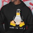 Tux Linux Penguin Sudo Rm -Rf Computer Science Kapuzenpullover Lustige Geschenke