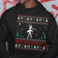 Ugly Christmas Sweater Ballet Dancer Ugly Xmas Hoodie Unique Gifts