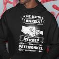 Unkel Werden Zum Patenonkel Patenonkel Uncle Kapuzenpullover Lustige Geschenke