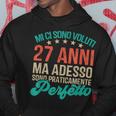 Uomo 27 Anni Adesso Sono Perfetto Regalo Compleanno Per I 27 Anni Felpa con cappuccio Regalos divertidos