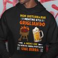 Uomo Divertente Barbecue & Birra Griglia Regali Bbq Papà Felpa con cappuccio Regalos divertidos