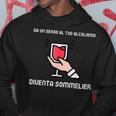 Uomo Divertente Frase Ironica Diventa Un Sommelier Felpa con cappuccio Regalos divertidos