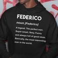 Uomo Maglia Federico Federico Felpa con cappuccio Regalos divertidos