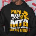 Uomo Papa Biker Mtb Uomo Mountain Bike Divertente Bici Regalo Felpa con cappuccio Regalos divertidos