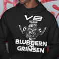 V8 Blubbern Und Grinsen Hubraum Kapuzenpullover Lustige Geschenke