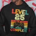 Video Gamer Nivel 25 Completo Retro 25 Aniversario De Bodas Sudadera Regalos divertidos