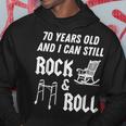 Vintage 70Th Birthday Decorations Gag 70 Birthday Hoodie Unique Gifts