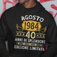 Vintage Agosto 1984 Uomo Donna Regalo Anni 40 Compleanno Felpa con cappuccio Regalos divertidos
