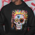 Vintage Graffiti Biker Rocker Skeleton Punk Horror Skull Kapuzenpullover Lustige Geschenke