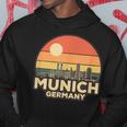 Vintage Munich Skyline Kapuzenpullover Lustige Geschenke