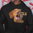 Vizsla A True Friendizsla Amante Dei Cani Felpa con cappuccio Regalos divertidos