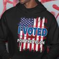 I Voted For The Felon Republican Trump 2024 I Voted Hoodie Unique Gifts