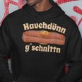 Wafer-Thin Gschnittn Liver Cheese Meat Cheese Buns Kapuzenpullover Lustige Geschenke