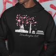 Washington Dc Cherry Blossoms Monuments MemorialsFelpa con cappuccio Regalos divertidos