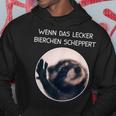 Wenn Das Lecker Bierchen Scheppert X Pedro Raccoon Meme Kapuzenpullover Lustige Geschenke