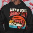When In Doubt Shrimp Out Retro Bjj Brazilian Jiu Jitsu Sudadera Regalos divertidos