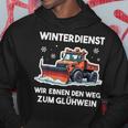 Winterdienst Schneepflugfahrer Humor Schneepflug Kapuzenpullover Lustige Geschenke