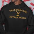 Yellowstone Dutton Ranch Gold Pocket Logo Felpa con cappuccio Regalos divertidos