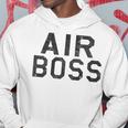 Air Boss Aircraft Carrier Deck Boss Militare Stampa Posteriore Felpa con cappuccio Regalos divertidos