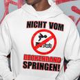 Bademeister Dlrg Nichtom Beckenrand Jumping S Kapuzenpullover Lustige Geschenke