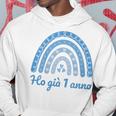 Bambino 1° Compleanno Ragazzo Bambino Bimbo Arcobaleno Ho Già 1 Anno Felpa con cappuccio Regalos divertidos