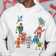 Bambino 6 Anni Robot Compleanno Robot Robot Scienza Robotica 6 ° Regalo Felpa con cappuccio Regalos divertidos
