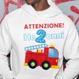 Bambino Ho 2 Anni Compleanno Ragazzi Bambino Uomo Maschio Ragazzo Felpa con cappuccio Regalos divertidos
